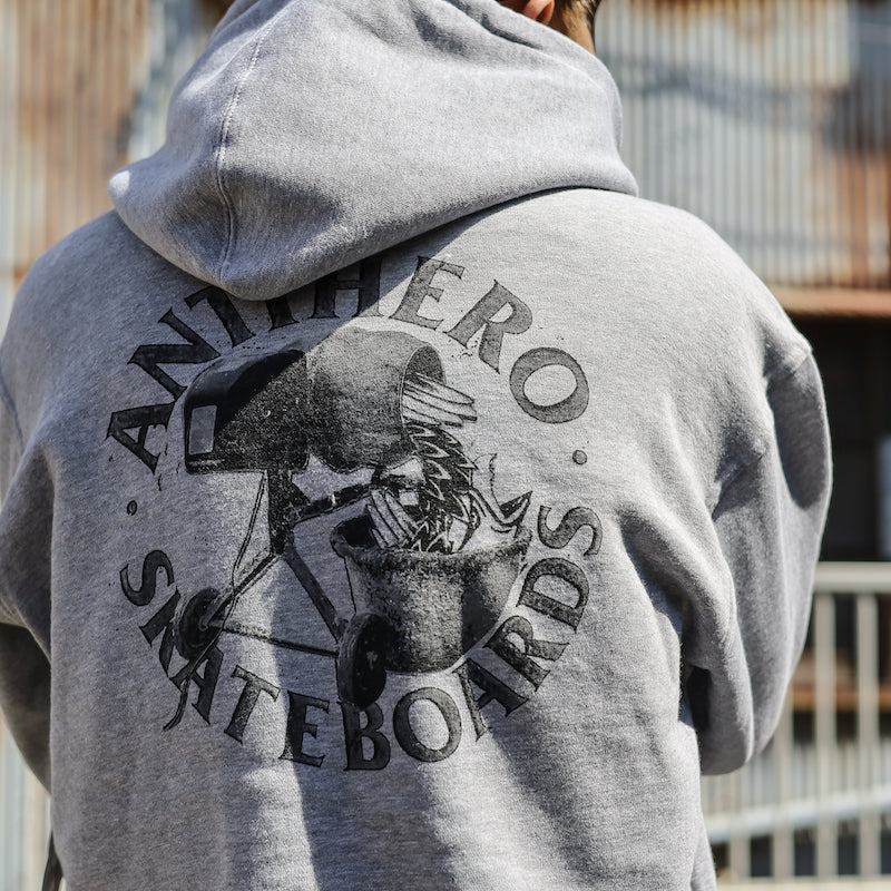 ANTIHERO / DIY EAGLE PULLOVER HOODIE (HEATHER GREY)