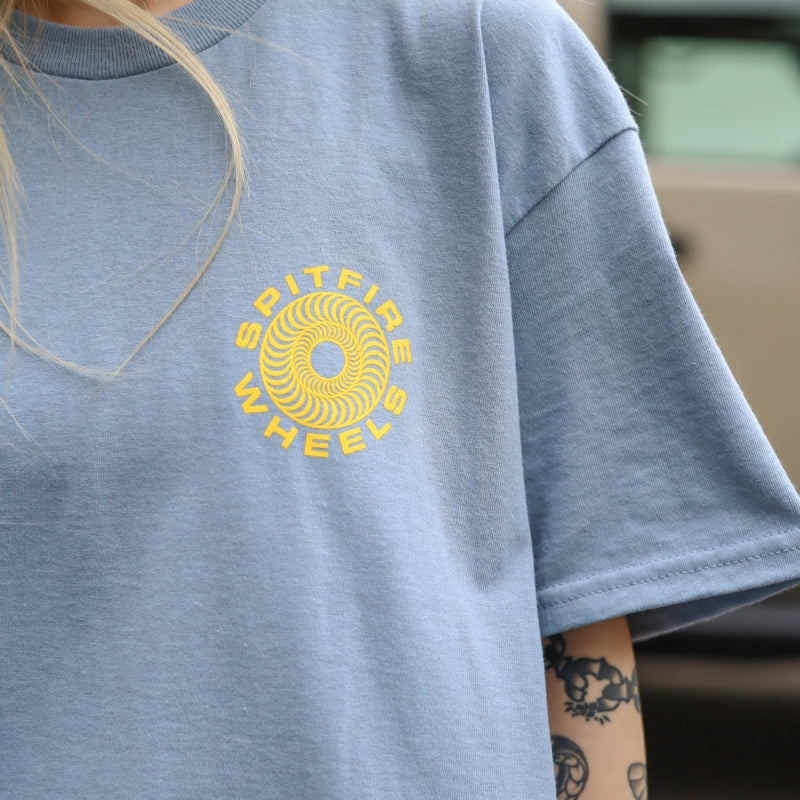 SPITFIRE / CLASSIC '87 SWIRL TEE (STONE BLUE)