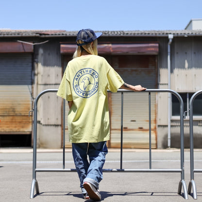 ANTIHERO / BASIC PIGEON ROUND DBL TEE (CORNSILK)