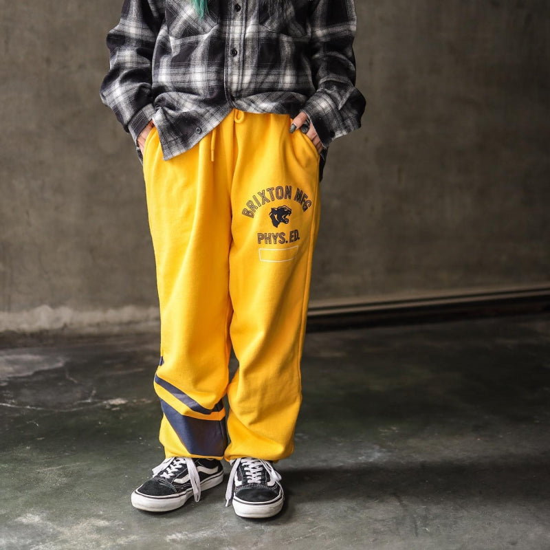 BRIXTON / PHYS. ED. SWEATPANT (CITRUS)