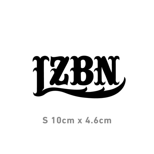 LZBN / LZBN LOGO CUTTING STICKER S (BLACK)