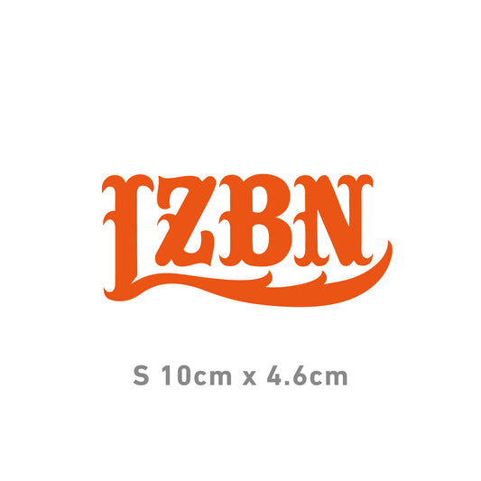 LZBN / LZBN LOGO CUTTING STICKER S (ORANGE)