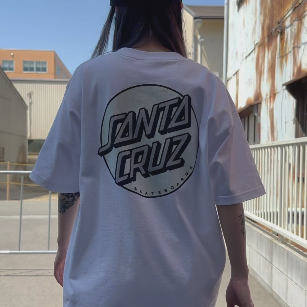 SANTA CRUZ / OTHER DOT S/S TEE UV REACTIVE (WHITE) – Feelin'