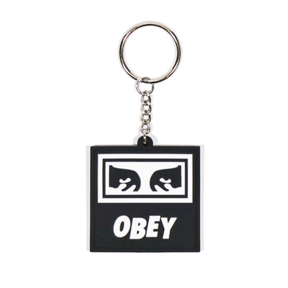 OBEY / ICON EYES RUBBER KEYCHAIN (BLACK)