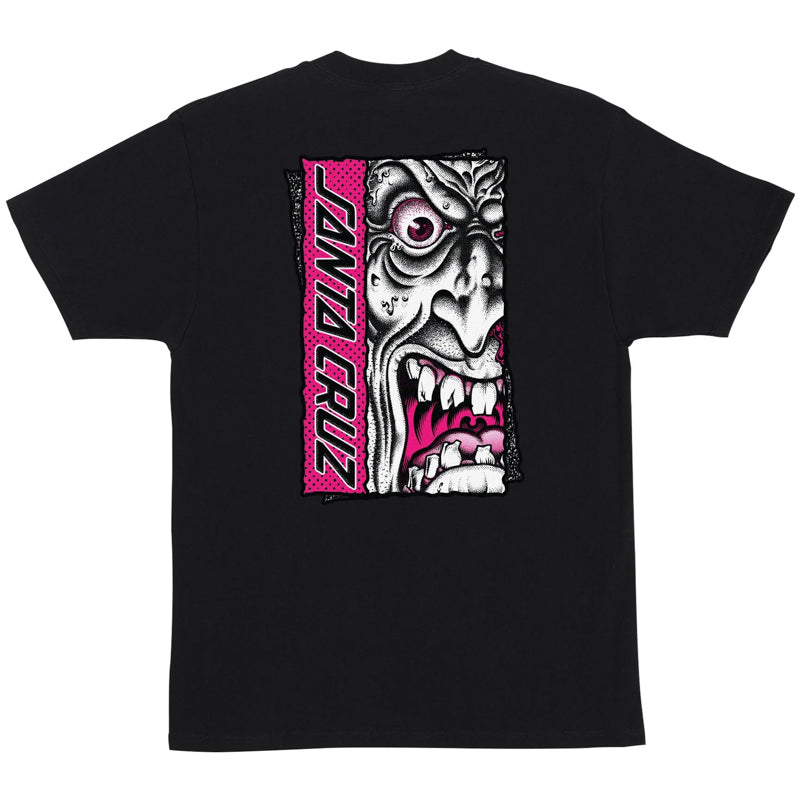 SANTA CRUZ / ROSKOPP RIGID FACE TEE (BLACK)