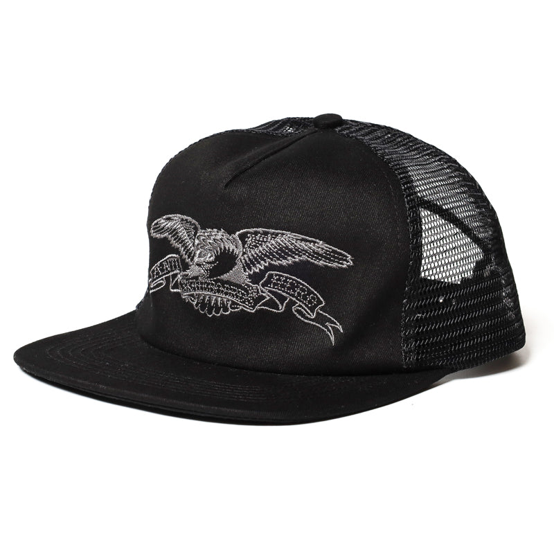 ANTIHERO / BASIC EAGLE MESH CAP (BLACK/CHARCOAL)