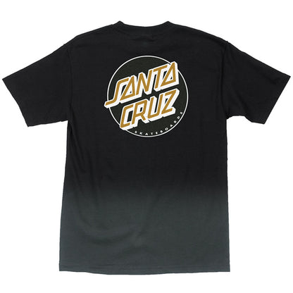 SANTA CRUZ / OTHER DOT TEE (BLACK OMBRE)