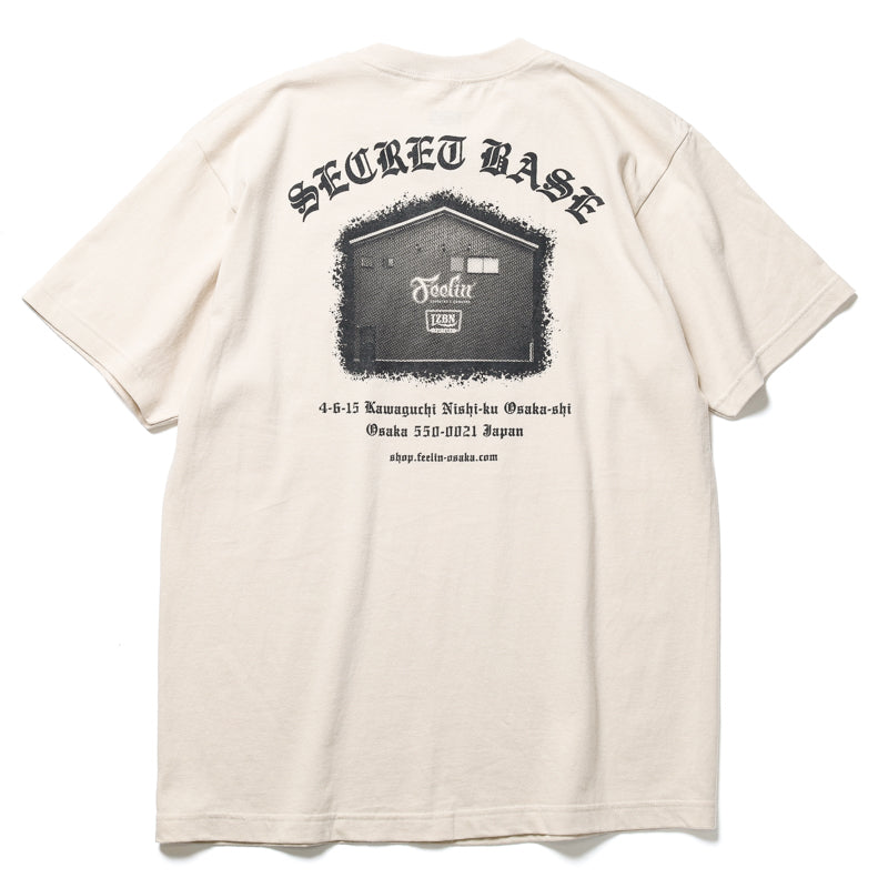 LZBN / SECRET BASE TEE (LIGHT KHAKI)