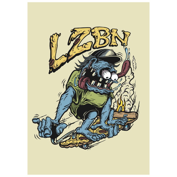 LZBN / EAT OR RIDE POSTER