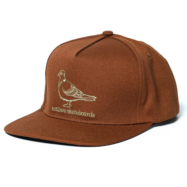 ANTIHERO / BASIC PIGEON SNAPBACK CAP (BROWN/KHAKI)