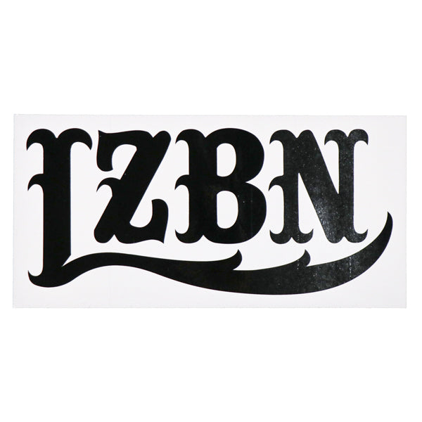 LZBN / LZBN LOGO DIE CUT STICKER L (BLACK)