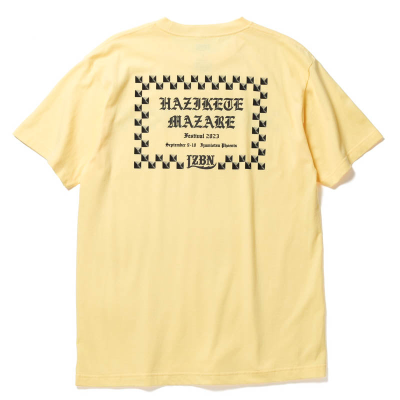 LZBN X HAZIMAZA / COLLABORATION TEE (LIGHT YELLOW)