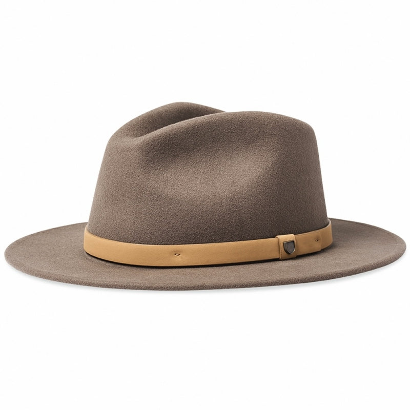 BRIXTON / MESSER FEDORA (DESERT PALM/NATURAL)