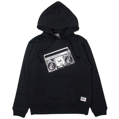 SILLY GOOD / STEREO PULLOVER PARKA (BLACK)