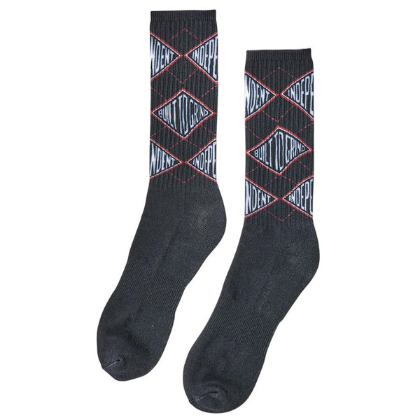 INDEPENDENT / BTG PIVOT CREW SOCKS (BLACK)