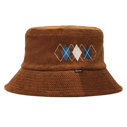 BRIXTON / GRAMERCY PACKABLE BUCKET HAT (BRASS)