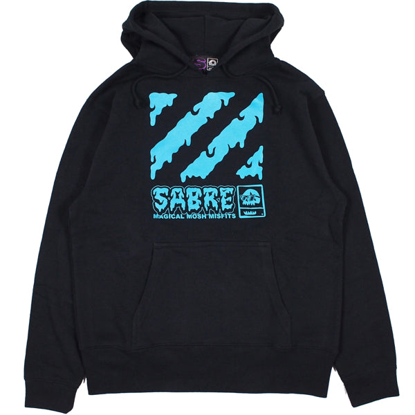 SABRE x MxMxM / "どろどろMOSH SABRE" HOODIE (BLUE)